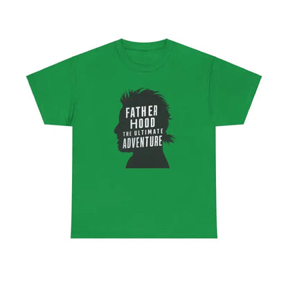 Unisex Heavy Cotton Tee: Fatherhood the Ultimate Adventure - T-shirt