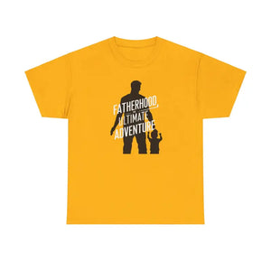 Premium Heavy Cotton Fatherhood the Ultimate Adventure Tee - Dipaliz - T-shirts