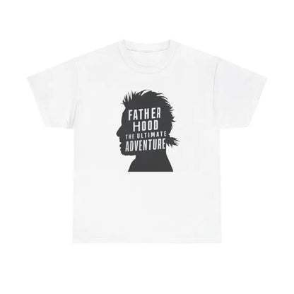 Unisex Heavy Cotton Tee: Fatherhood the Ultimate Adventure - T-shirt