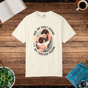 Unisex Cotton Tee - Dad my First Friend Father’s Day Gift - Dipaliz - T-shirts