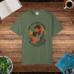 Unisex Cotton Tee - Dad my First Friend Father’s Day Gift - Dipaliz - T-shirts