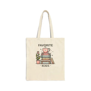 Canvas Tote Bag - Book Lover Premium Cotton - Dipaliz - Natural / 15’’ x 16’’ - Bags