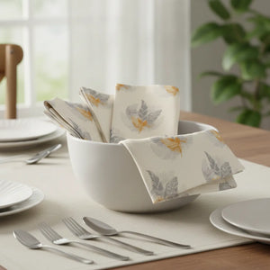 Feathers Napkins – Polyester Cloth - Dipaliz