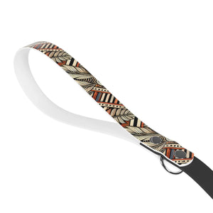 Feathers Print Dog Leash - Premium Tpu Handle - Dipaliz - Standard Leashes