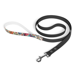 Stylish Feathers Print Dog Leash - Zinc Alloy Snap Hook - Dipaliz - Standard Leashes