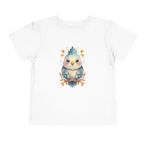 Cute Bird Toddler Tee - Feathery Short Sleeve Top - Dipaliz - Baby & Tops