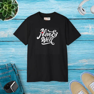 Women’s Fashion T-shirt Alive and Well Eco Comfort Style - Dipaliz - Black / s - T-shirts