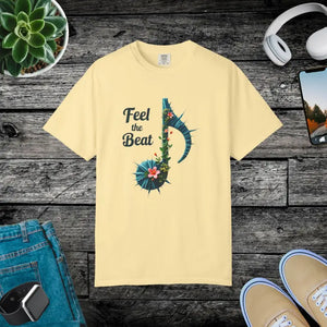 Beat Unisex Garment-dyed T-shirt for Music Lovers - Dipaliz - Banana / s - T-shirts