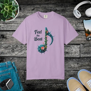 Beat Unisex Garment-dyed T-shirt for Music Lovers - Dipaliz - Orchid / s - T-shirts