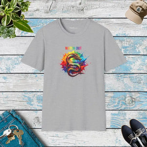 Feeling Dragonish Today Watch out Unisex Softstyle T-shirt - Sport Grey / s - T-shirts