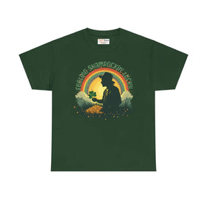 Feeling Shamrockin Lucky Tee - Heavy Cotton St Patricks Day - Dipaliz - T-shirts