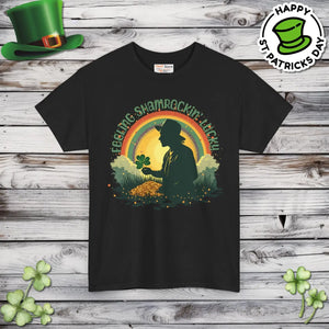 Feeling Shamrockin Lucky Tee - Heavy Cotton St Patricks Day - Dipaliz - T-shirts