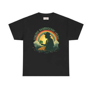 Feeling Shamrockin Lucky Tee - Heavy Cotton St Patricks Day - Dipaliz - T-shirts