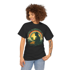 Feeling Shamrockin Lucky Tee - Heavy Cotton St Patricks Day - Dipaliz - T-shirts