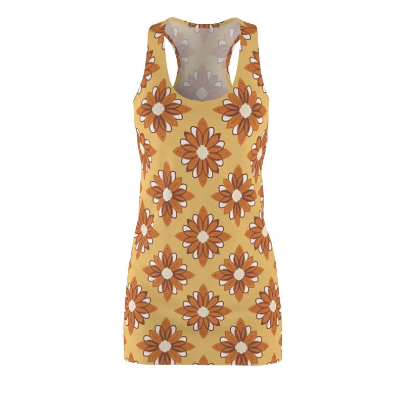 Turn Heads in Dipaliz Mustard Racerback Dress - Dresses