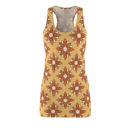 Turn Heads in Dipaliz Mustard Racerback Dress - Dresses