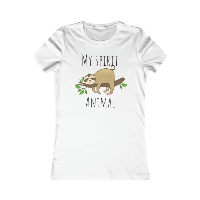 Femme Sloth Tee - your Comfy Trendy Spirit Animal Style - s / White T-shirt