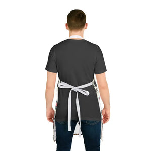 Festive Apron with Tie-back Closure and Sewn-in Care Label - Dipaliz - Aprons