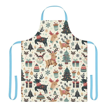 Celebrate Cooking Magic with the Stylish Festive Apron - one Size / Blue