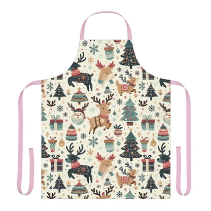 Celebrate Cooking Magic with the Stylish Festive Apron - one Size / Pink