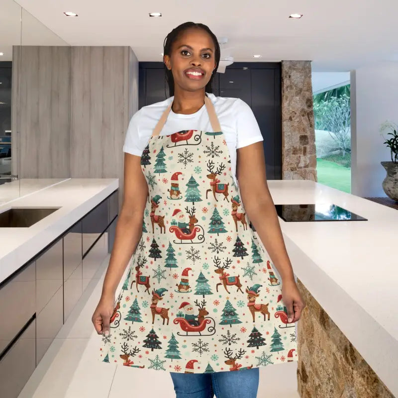 Be the Star of Holidays with a Festive Christmas Apron! - Apron