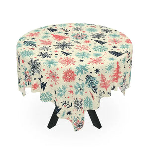 Winter Wonderland Christmas Snowflakes Tablecloth - Dipaliz - one Size / White - Tablecloths