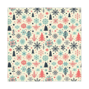 Winter Wonderland Christmas Snowflakes Tablecloth - Dipaliz - one Size / White - Tablecloths