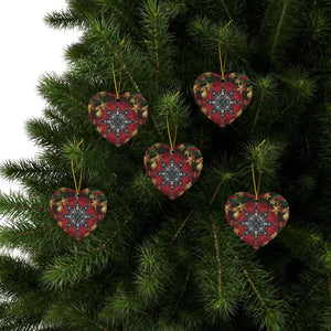 Festive Christmas Star Ornaments Durable Ceramic Holiday Decor Dipaliz