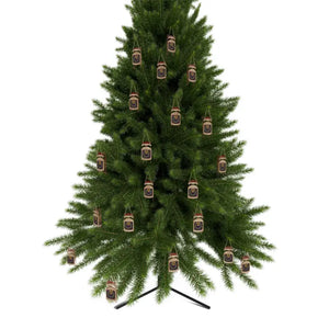 Festive Christmas Wreath Sled Ornaments Twine Thread - Dipaliz - Holiday