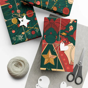 Festive Holiday Gift Wrap Eco-friendly Bold Designs - Dipaliz - 30’’ x 72’’ / Matte - Wrapping Paper