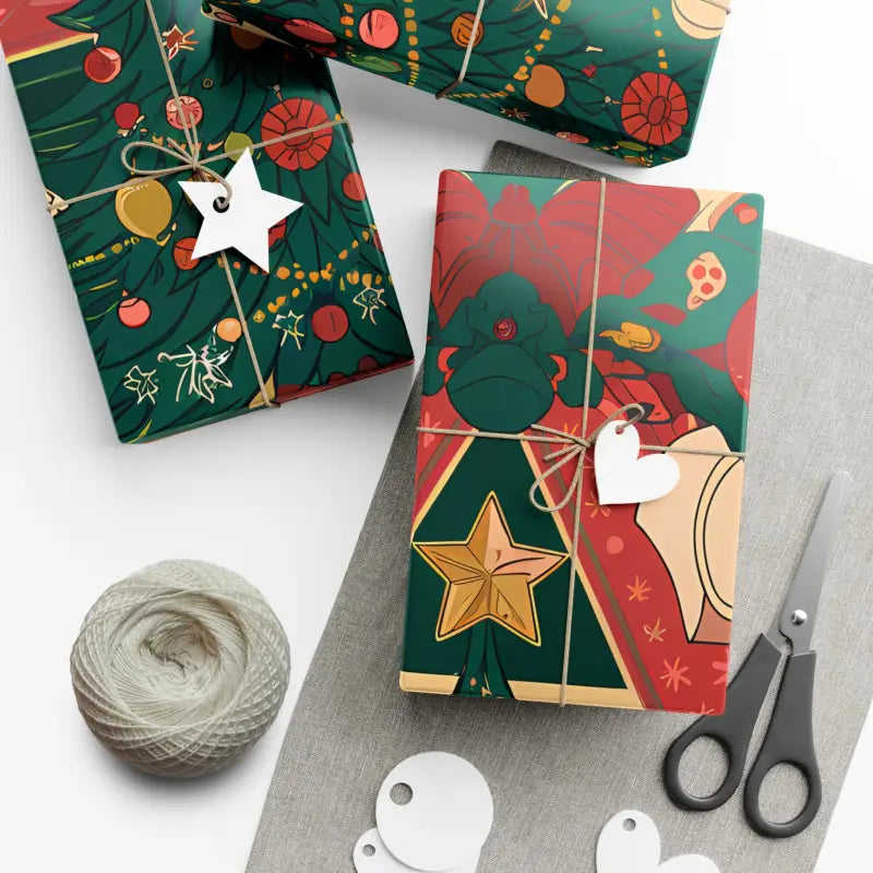 Festive Gift Wrap: Spread Cheer with Unique Papers - 30’’ x 72’’ / Satin Home Decor