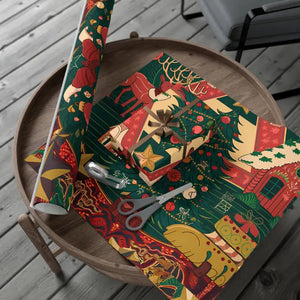 Festive Holiday Gift Wrap Eco-friendly Bold Designs - Dipaliz - Wrapping Paper