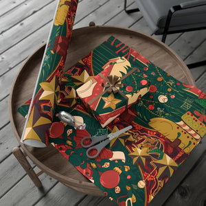 Festive Holiday Gift Wrap Eco-friendly Bold Designs - Dipaliz - Wrapping Paper
