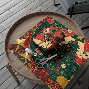 Festive Holiday Gift Wrap - Eco-friendly Bold Designs - Dipaliz - Paper Products