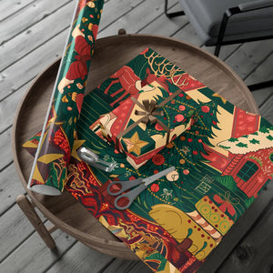 Festive Holiday Gift Wrap - Eco-friendly Bold Designs - Dipaliz - Paper Products