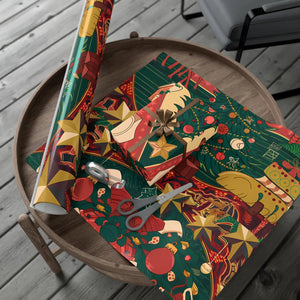 Festive Holiday Gift Wrap - Eco-friendly Bold Designs - Dipaliz - Paper Products