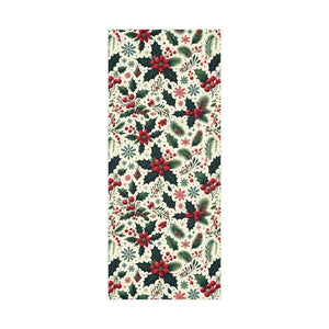 Elegant Holly Gift Wrap - Detailed Leaves Christmas - Dipaliz - Wrapping Paper