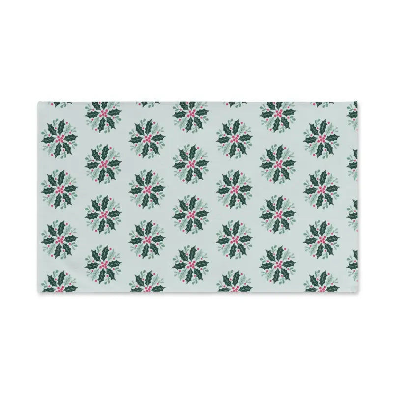 Transform your Bathroom with a Festive Holly & Berries Hand Towel! - White Base / 28’’ × 16’’ Home Decor