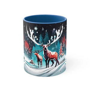 Christmas Coffee Mug - Vibrant Festive Accent Design - Dipaliz - Mugs
