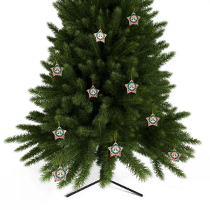 Festive Reindeer Christmas Ornaments - Durable Ceramic - Dipaliz - Holiday