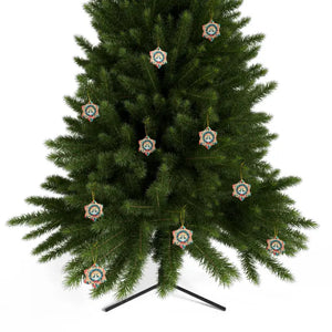 Festive Reindeer Christmas Ornaments - Durable Ceramic - Dipaliz - Holiday