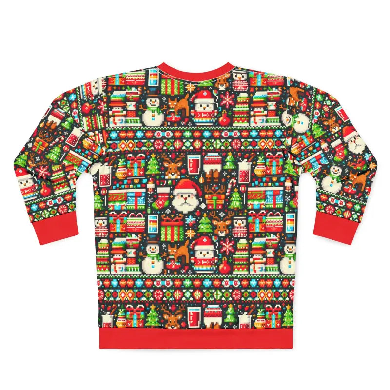 Sleigh the Holidays in Style with Festive Santa Unisex Sweatshirt - All Over Prints