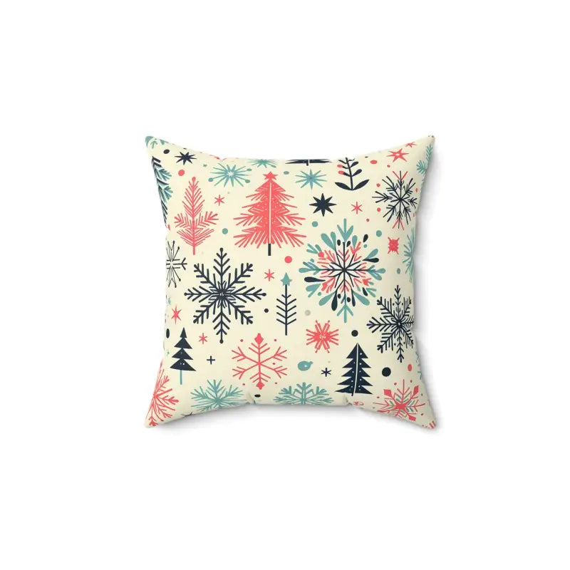 Festive Season Christmas Polyester Square Pillow Joy - 14’’ × Home Decor