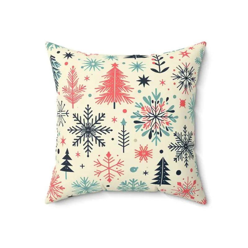 Festive Season Christmas Polyester Square Pillow Joy - 18’’ × Home Decor