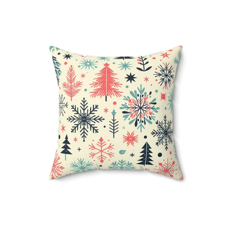 Festive Season Christmas Polyester Square Pillow Joy - Home Decor