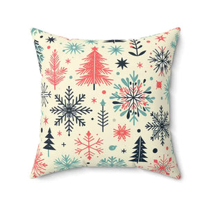 Christmas Throw Pillows Double-sided Print Spun Polyester - Dipaliz