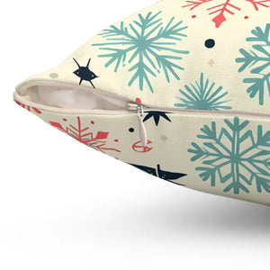 Christmas Throw Pillows Double-sided Print Spun Polyester - Dipaliz