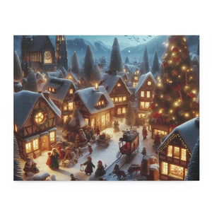 Christmas Town Jigsaw Puzzle - Festive Season Collection - Dipaliz - 14’’ × 11’’ (252 Pcs)
