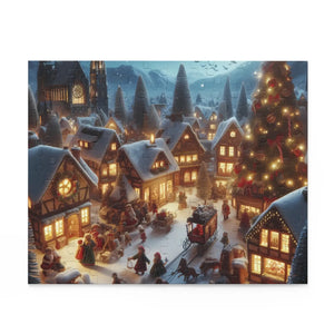 Christmas Town Jigsaw Puzzle - Festive Season Collection - Dipaliz