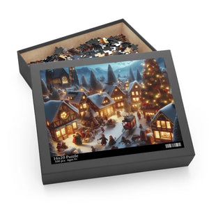 Christmas Town Jigsaw Puzzle - Festive Season Collection - Dipaliz